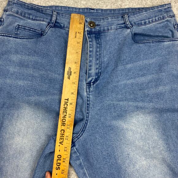 back in the saddle  jeans women’s 16 33x30 Embroidered tribe‎ Feathers cowgirl - Picture 10 of 16